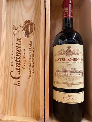 CHIANTI CLASSICO CASTELLO DI BROLIO GRAN SELEZIONE DOCG 2016 RICASOLI