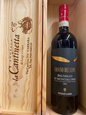 BRUNELLO DI MONTALCINO CHIUSO DEL LUPO DOCG 2016 POGGIO LANDI