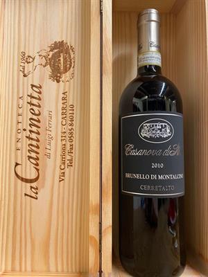 BRUNELLO DI MONTALCINO CERRETALTO  DOCG 2010  CASANOVA DI NERI