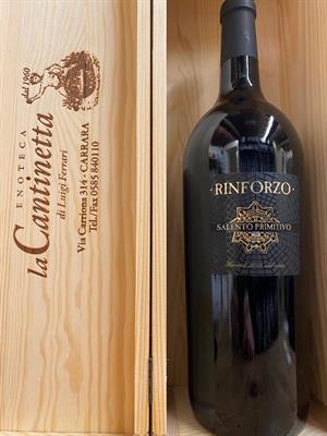 PRIMITIVO DEL SALENTO RINFORZO IGT ROSSO 2019 MAGNUM CASSA LEGNO