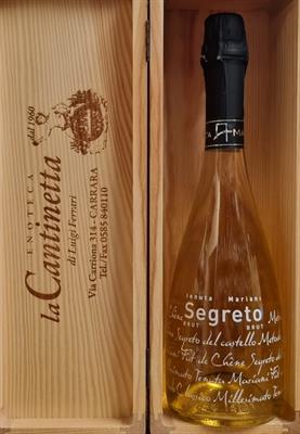 SPUMANTE METODO CLASSICO SEGRETO BRUT Fut de Chene TENUTA MARIANI 2018