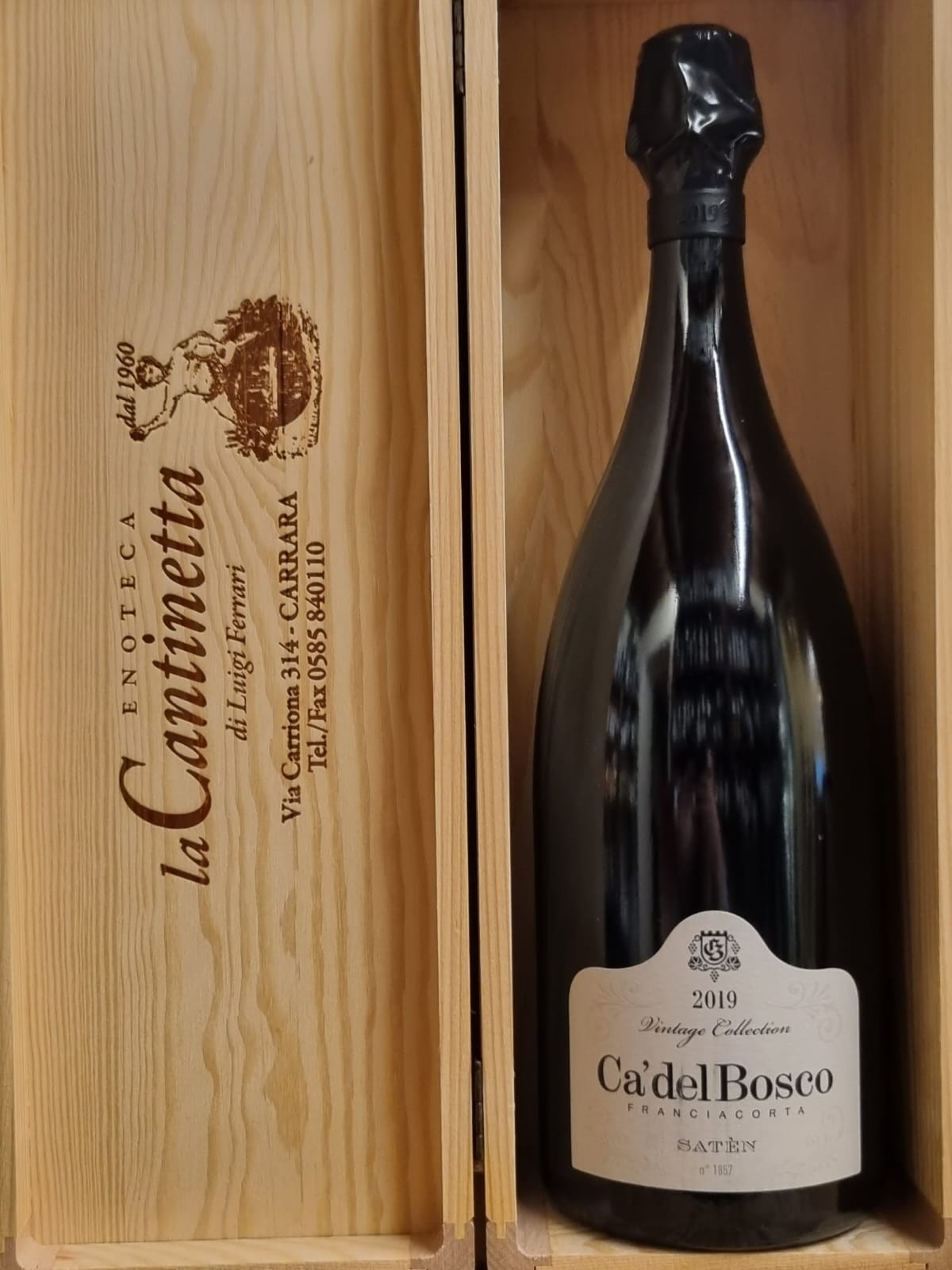 FRANCIACORTA SATEN VINTAGE COLLECTION 2019 GIFT.B MAGNUM CÀ DEL