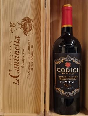 PRIMITIVO PUGLIA IGT CODICI MASSERIE 2022