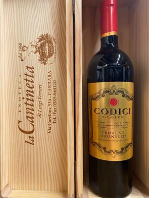 PRIMITIVO DI MANDURIA  CODICI MASSERIE 2021