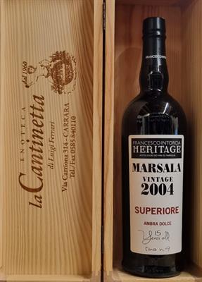 MARSALA HERITAGE SUPERIORE AMBRA DOLCE VINTAGE 2004 FRANCESCO INTORCIA